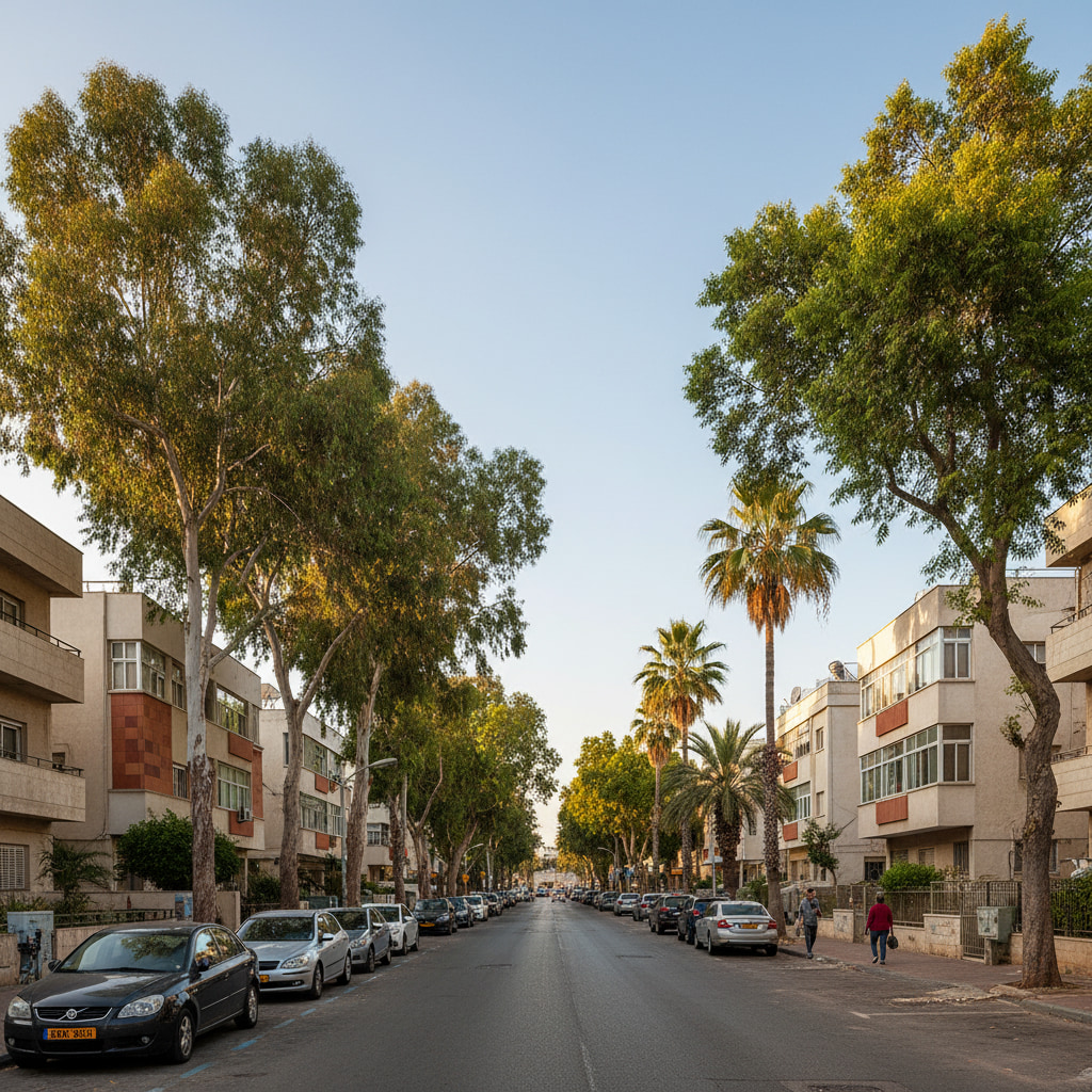 A scenic view of Kiryat Haim in Haifa District