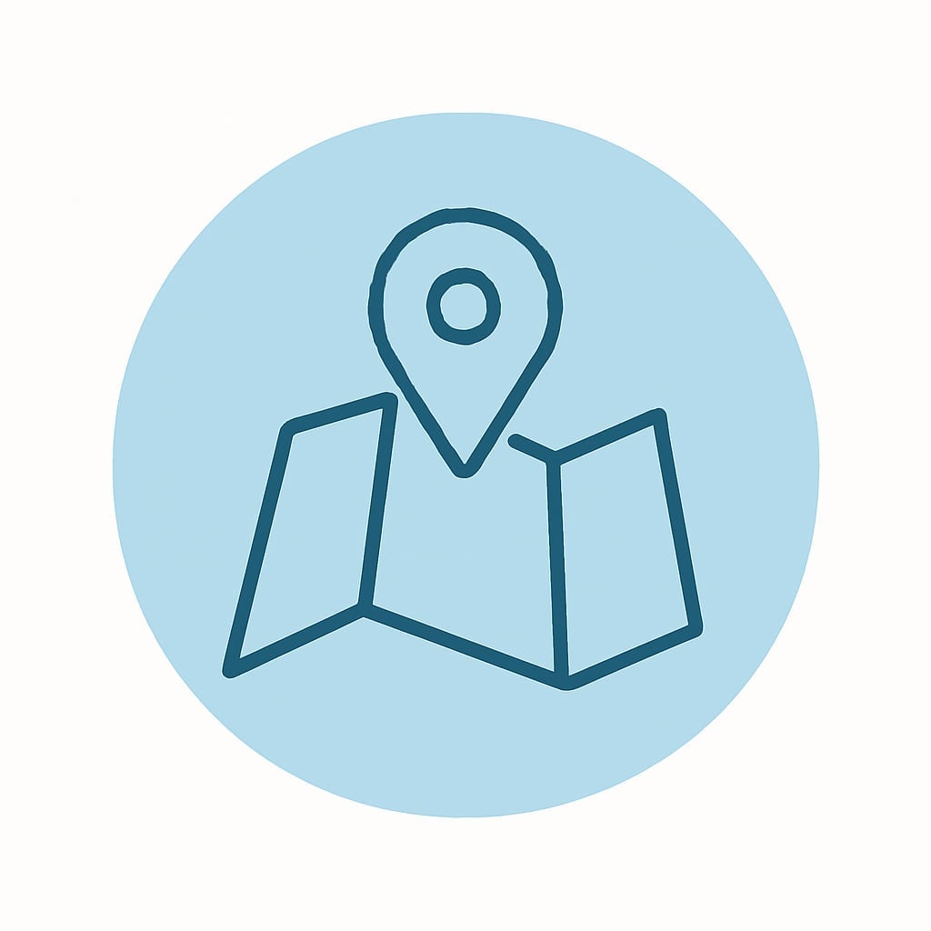 Practical location icon