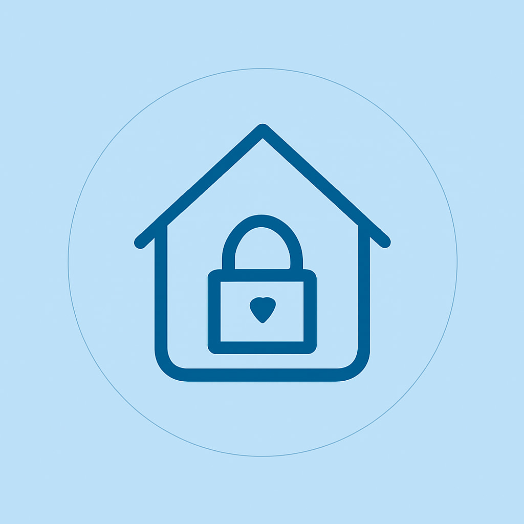 Space and privacy icon