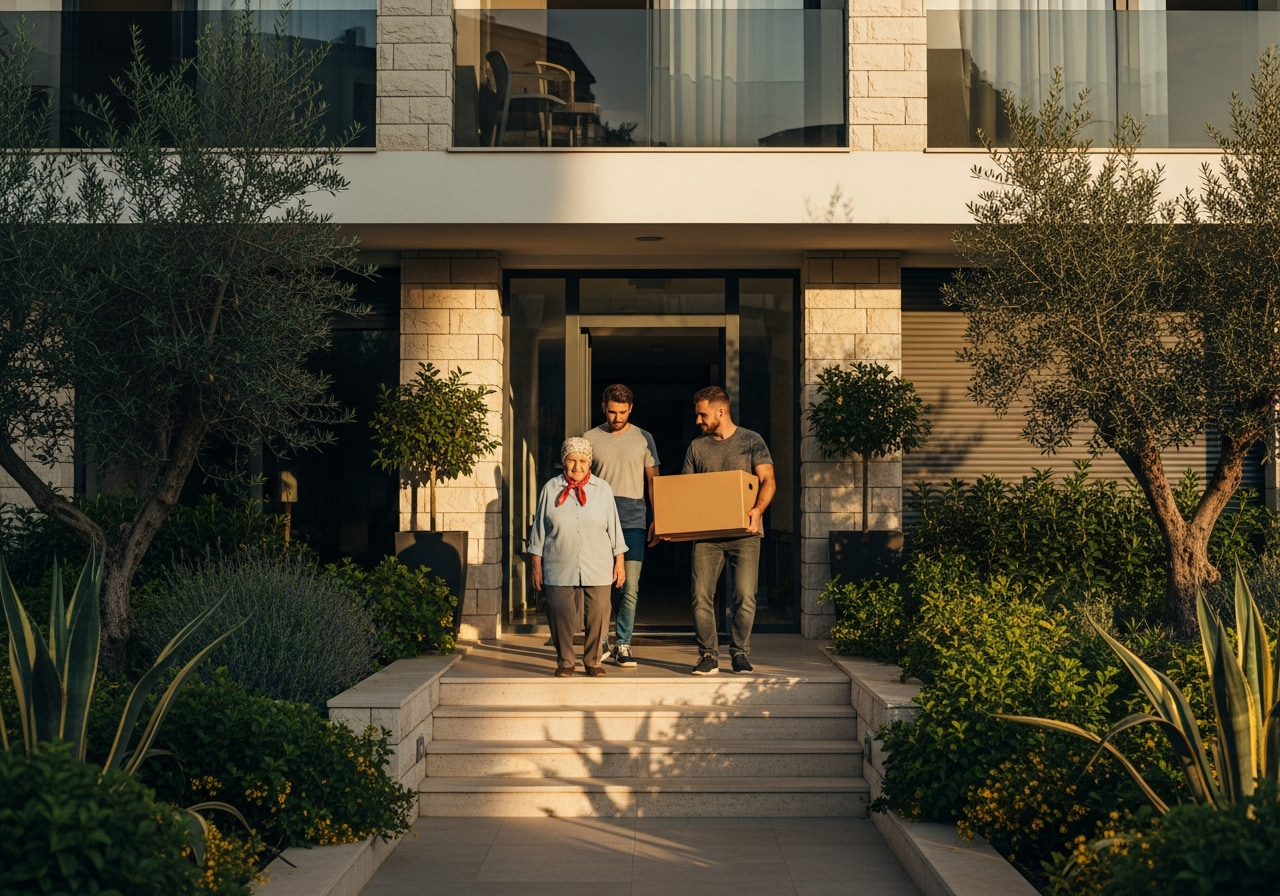 Long-term buyers exploring properties in Elkana