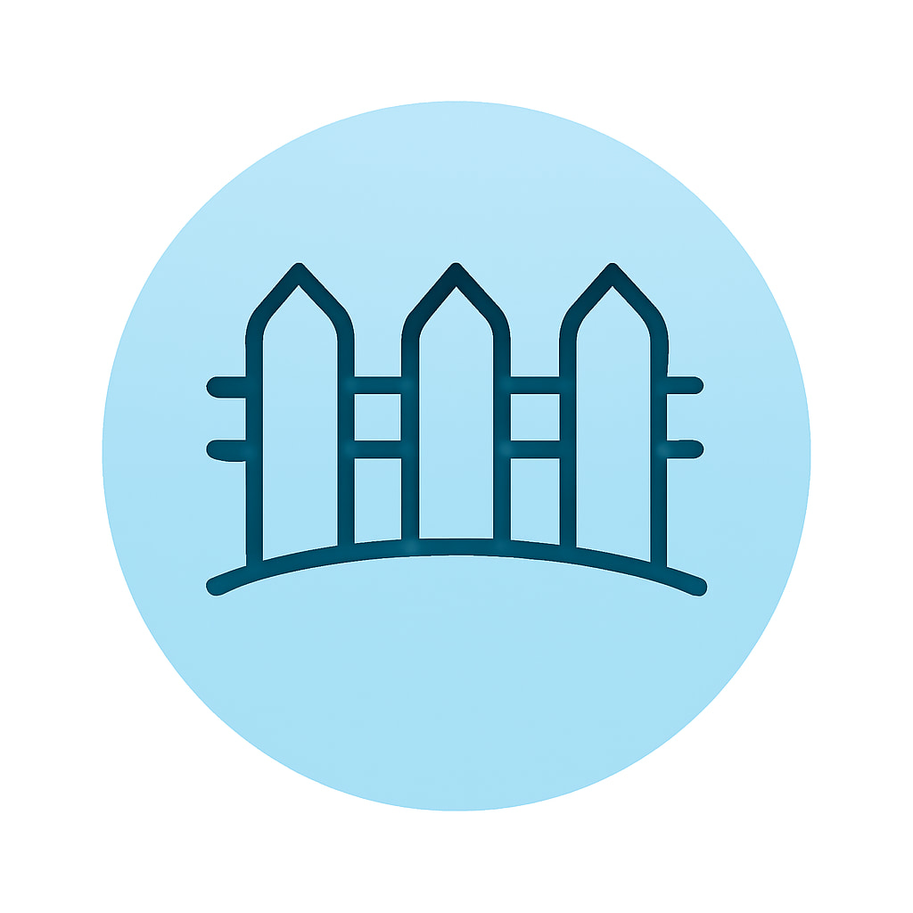 Icon representing space and privacy
