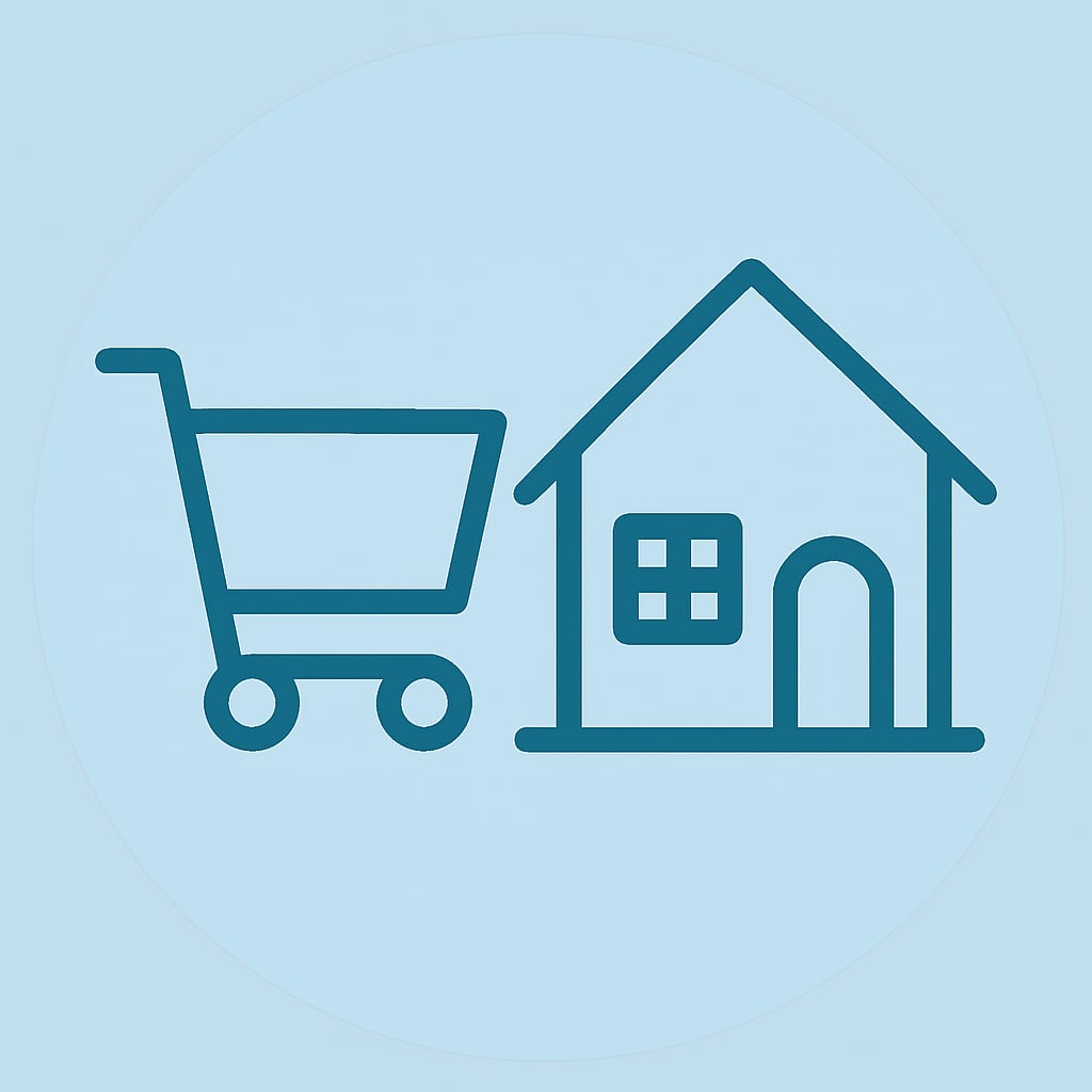 Icon representing local and regional services