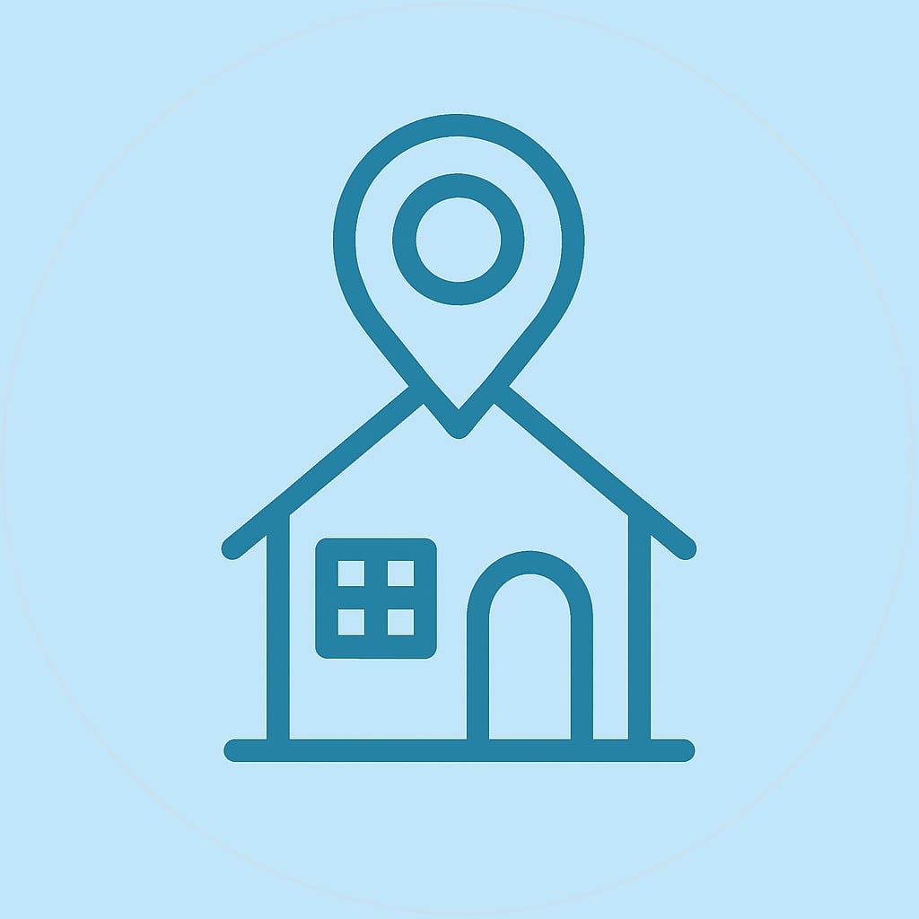 Icon representing practical location