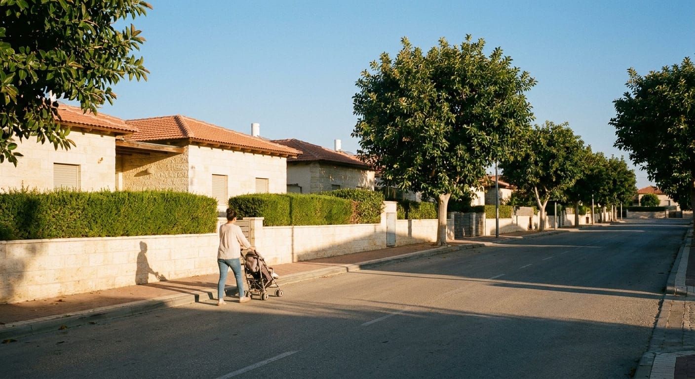 Low-density residential area in Arad