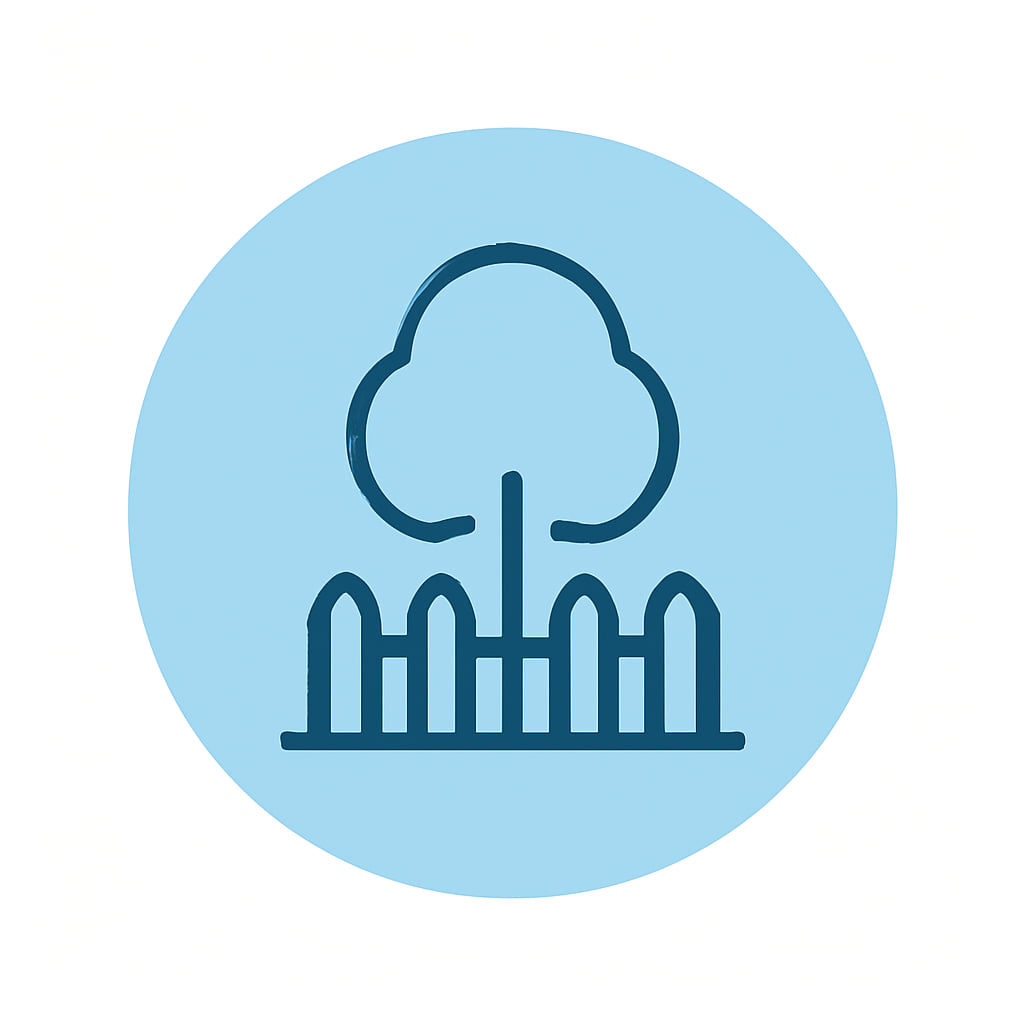 Icon representing space and privacy