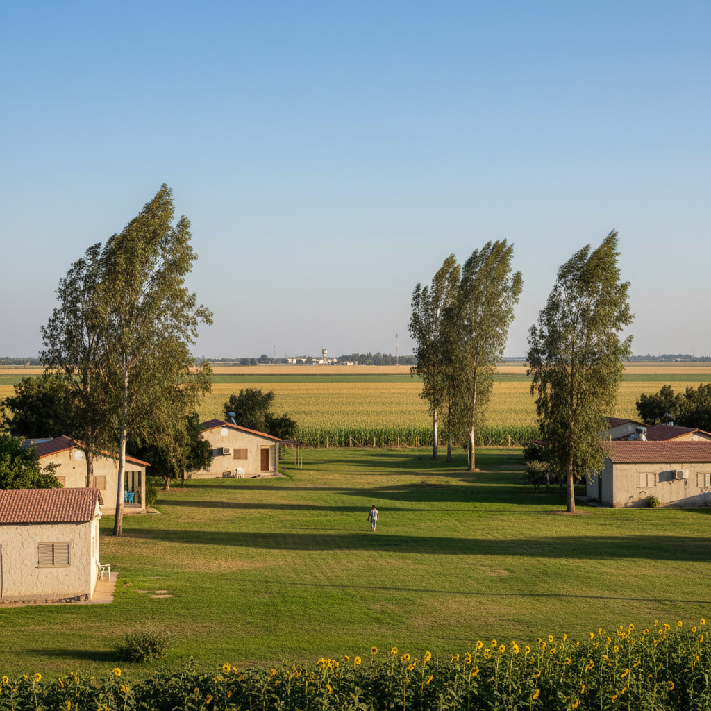 Scenic view of Ein HaShlosha in Southern District