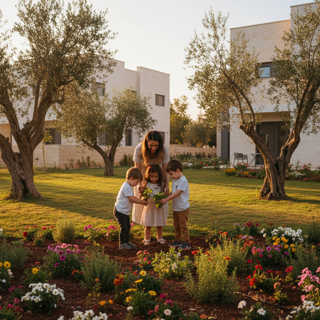 Family-friendly environment in Beit Arye