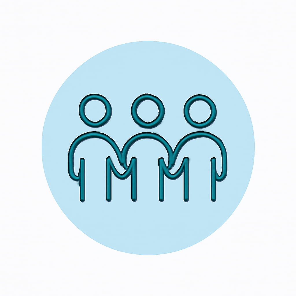 Icon representing community atmosphere
