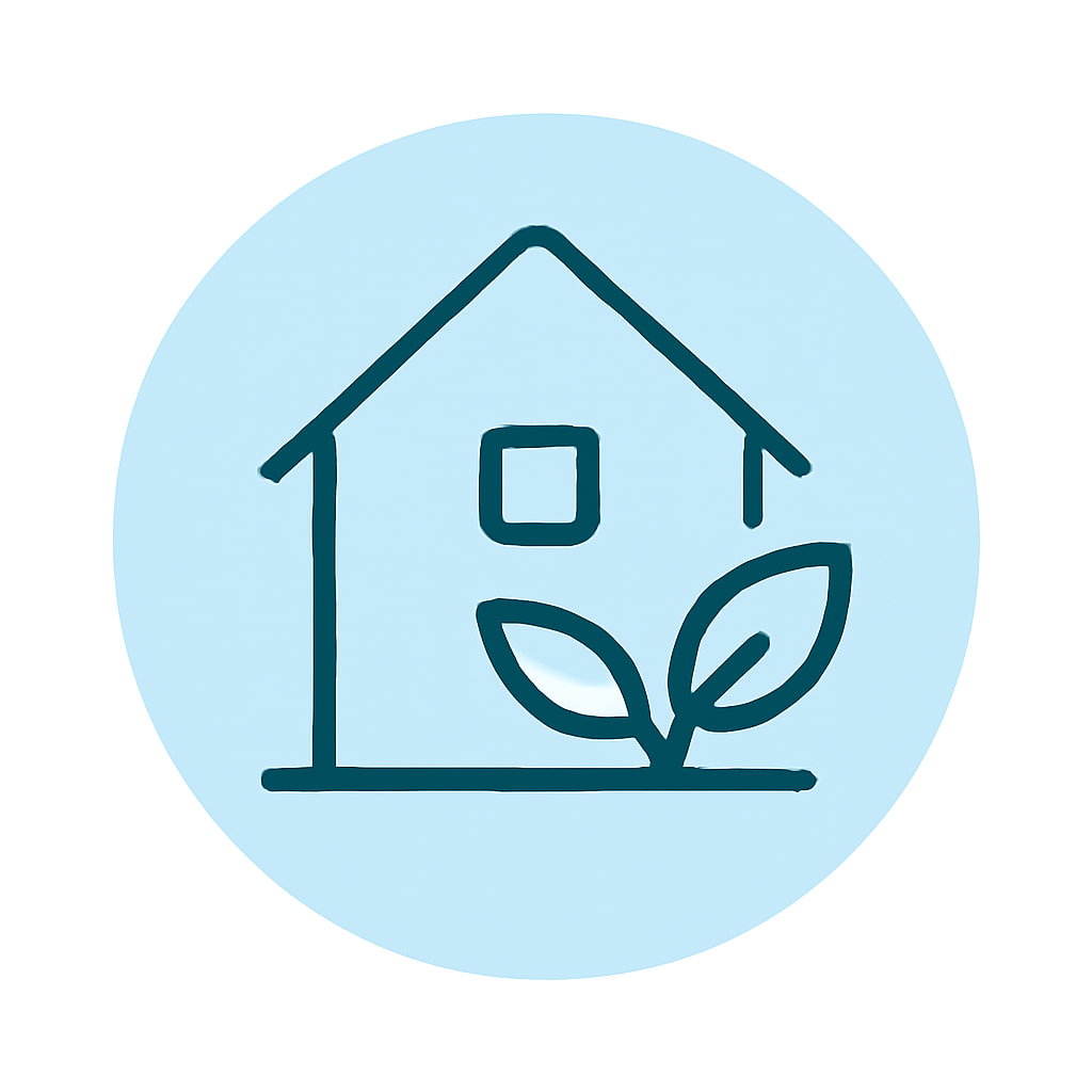 Icon representing space and privacy