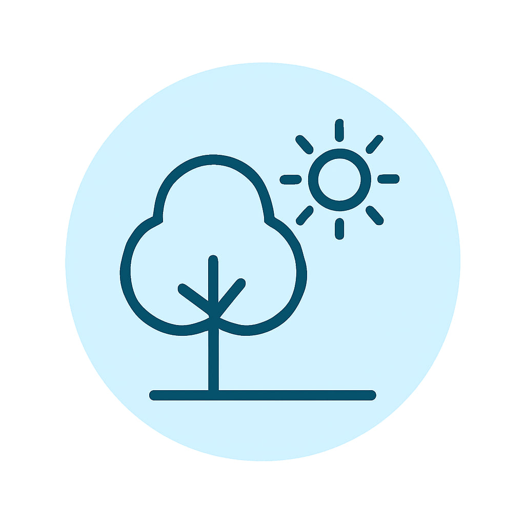 Icon representing nature