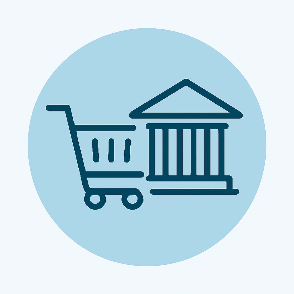 Icon representing local and regional services