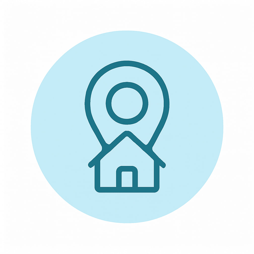Practical location icon