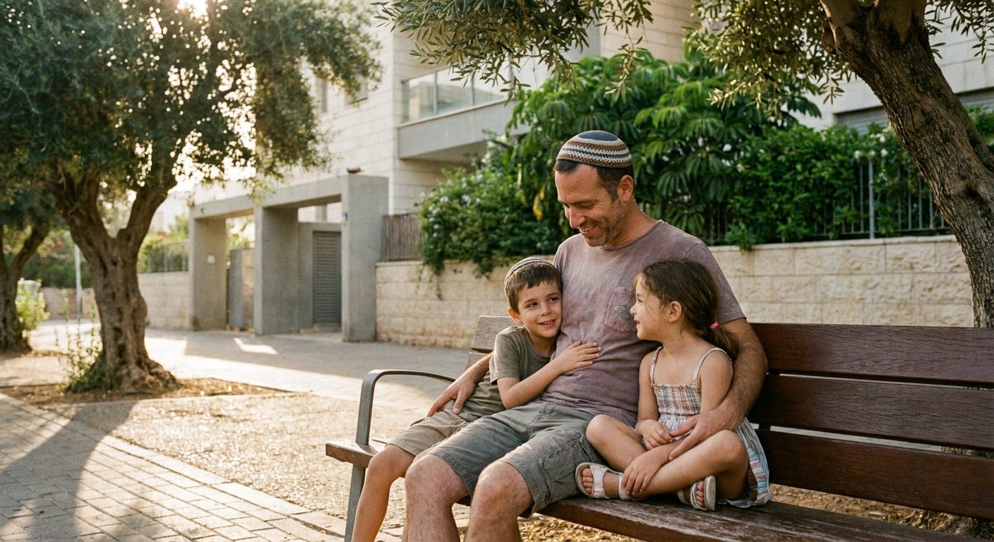 Family enjoying time in Ashdod