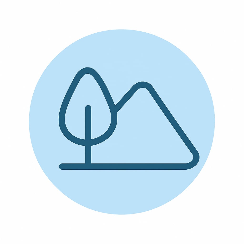 Icon representing nature and open spaces
