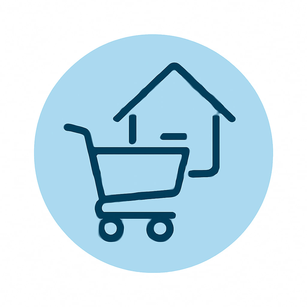 Icon representing local and regional services