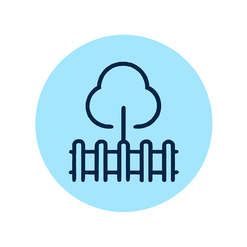 Space and privacy icon