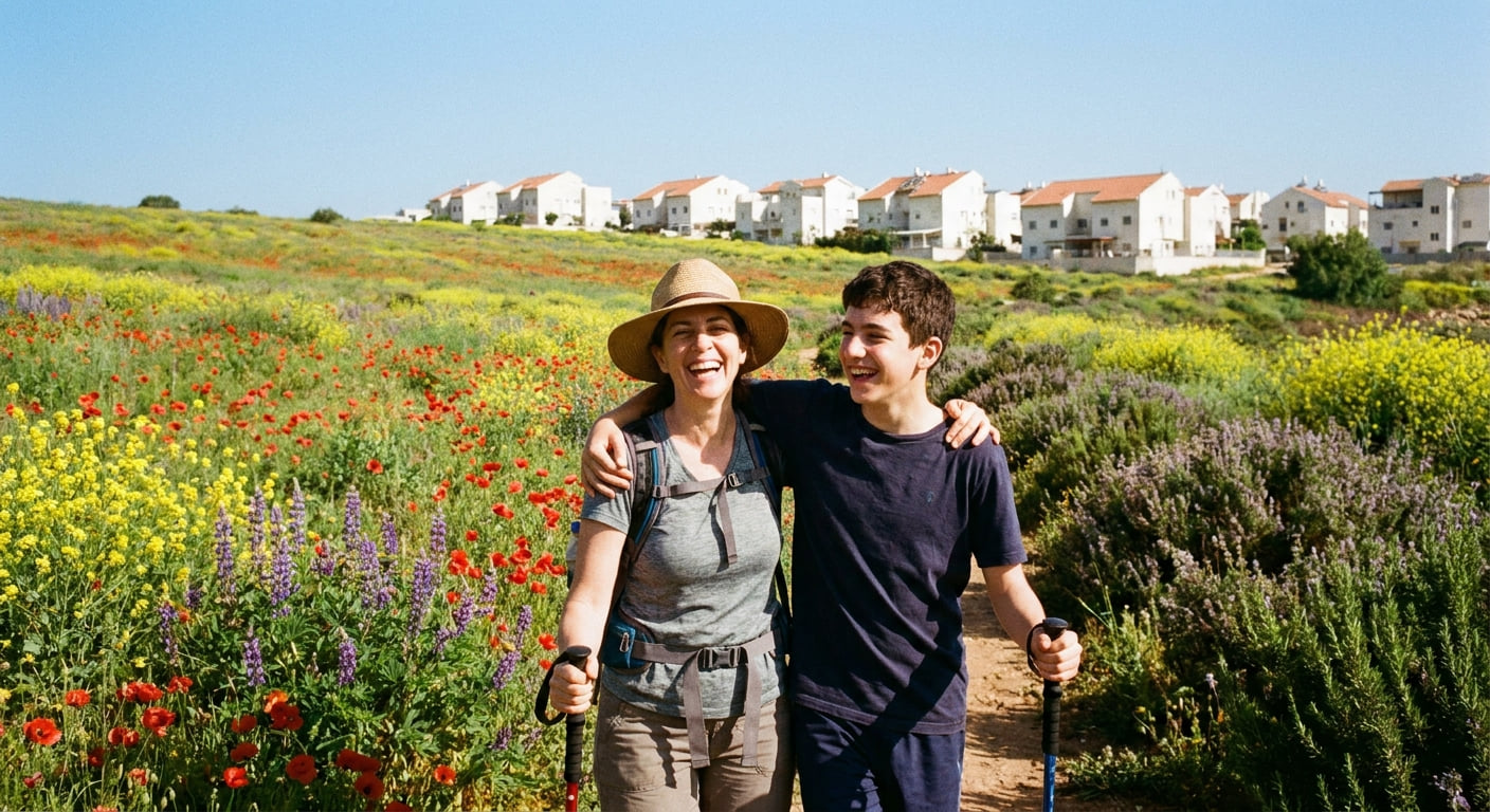 Nature enthusiasts hiking in local trails
