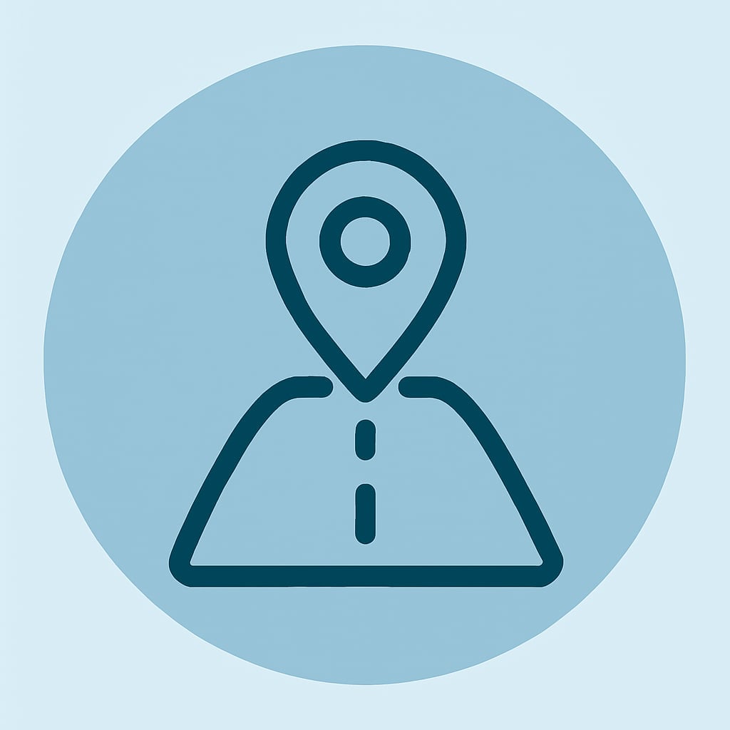 Practical location icon