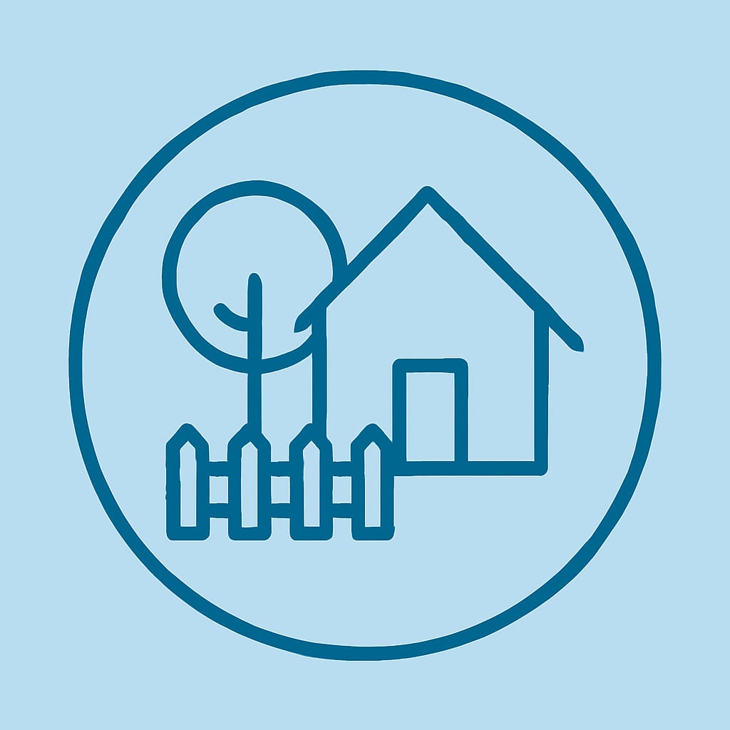 Space and privacy icon