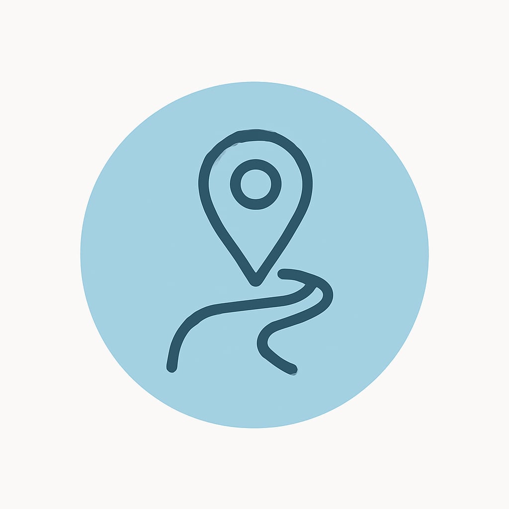Practical location icon
