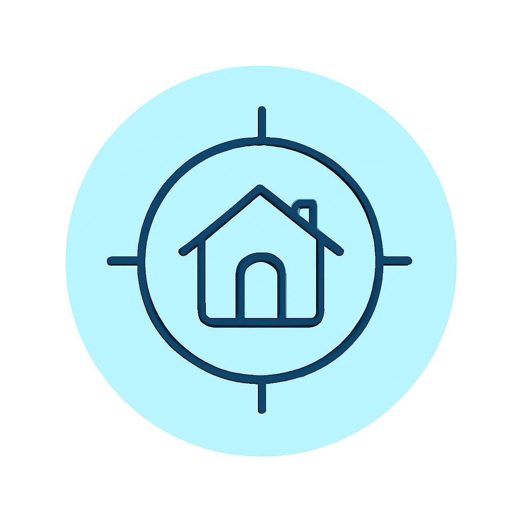 Icon representing practical location