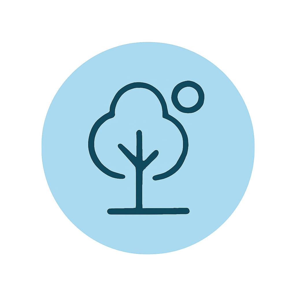 Icon representing natural surroundings