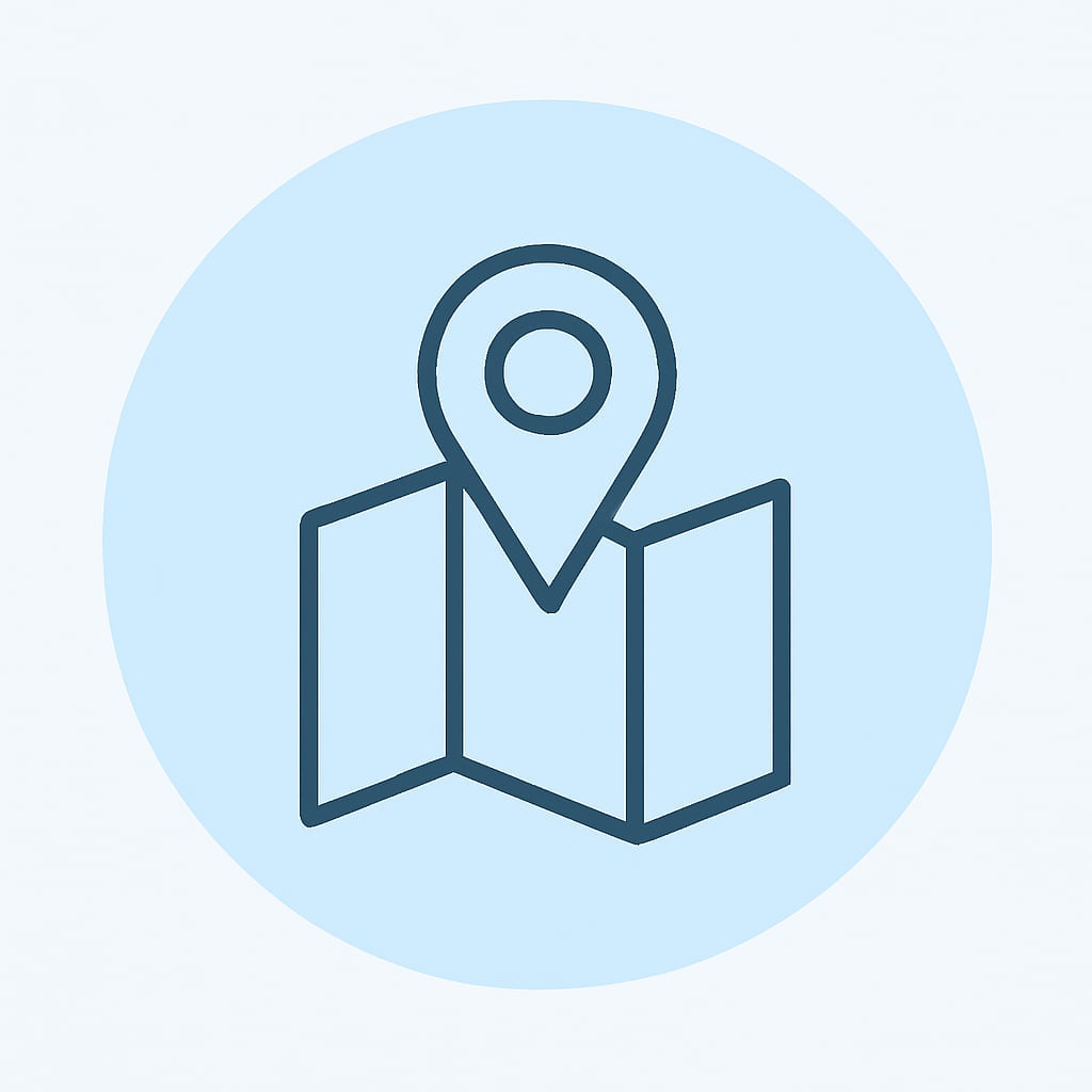 Practical location icon