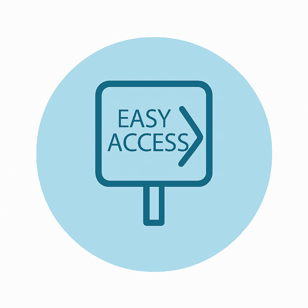 Access icon representing convenience