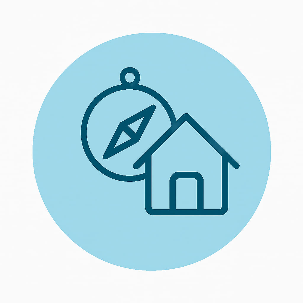 Icon representing practical location