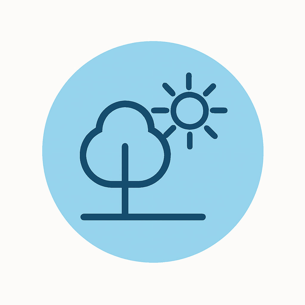 Icon representing proximity to nature
