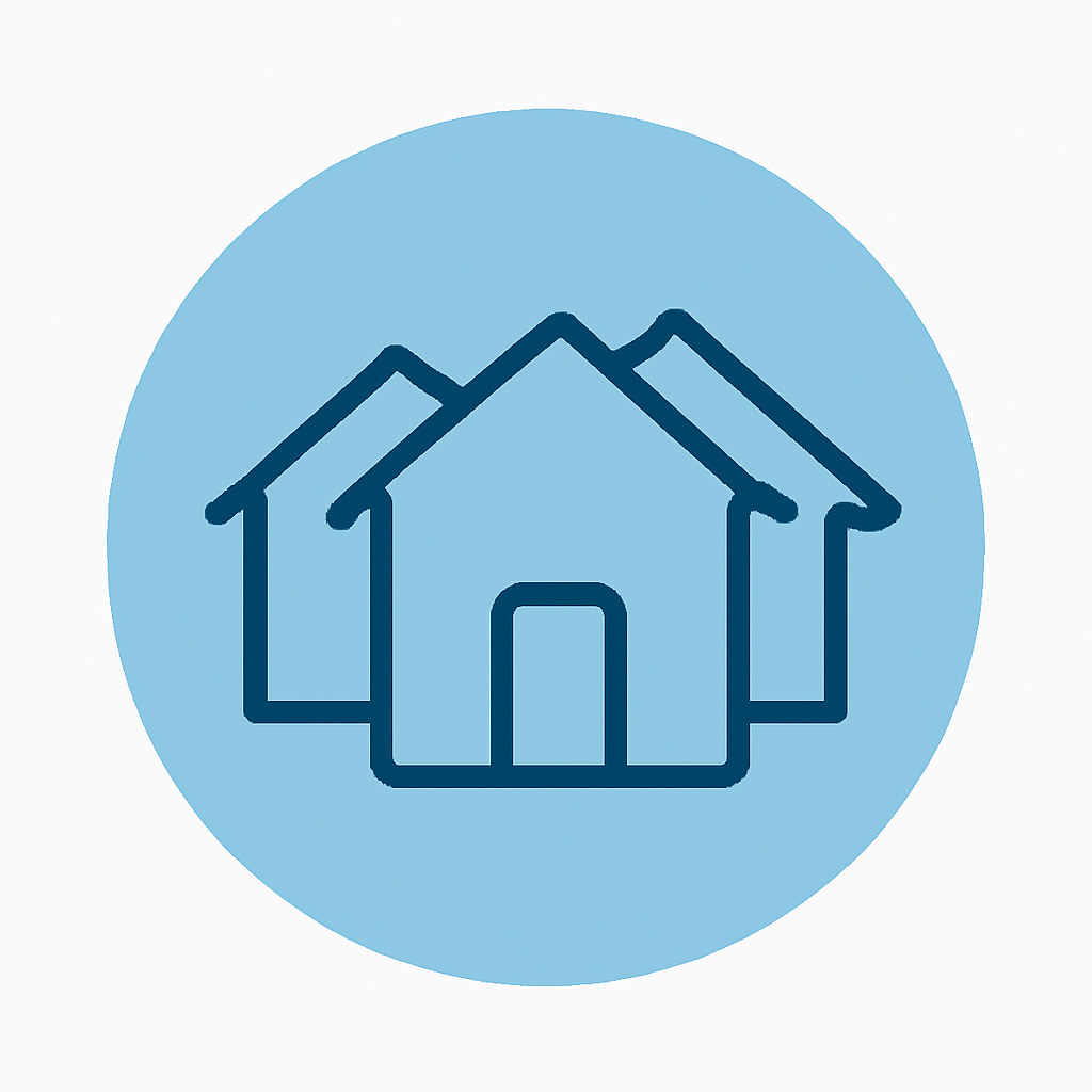 Icon representing diverse property types