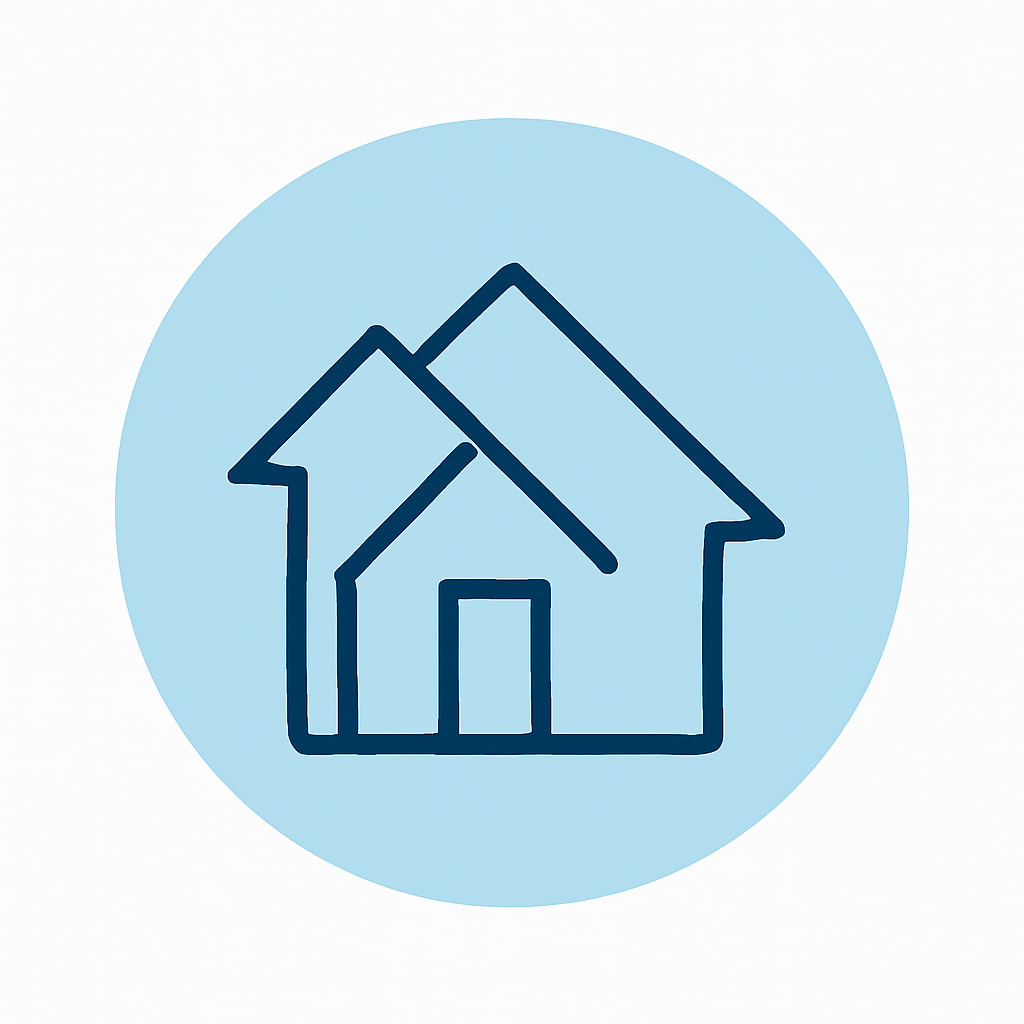 Property types icon representing variety