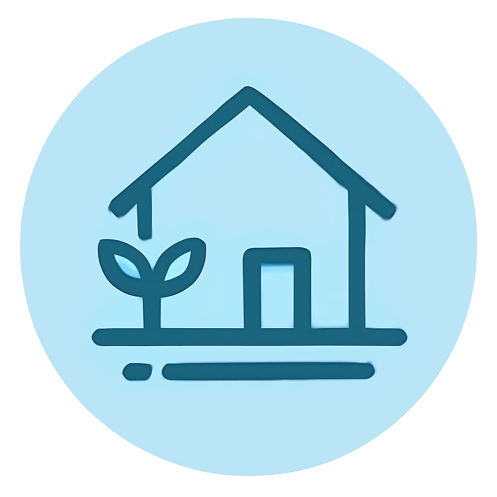 Icon representing space and privacy