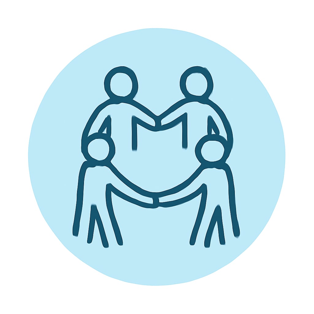 Icon representing community