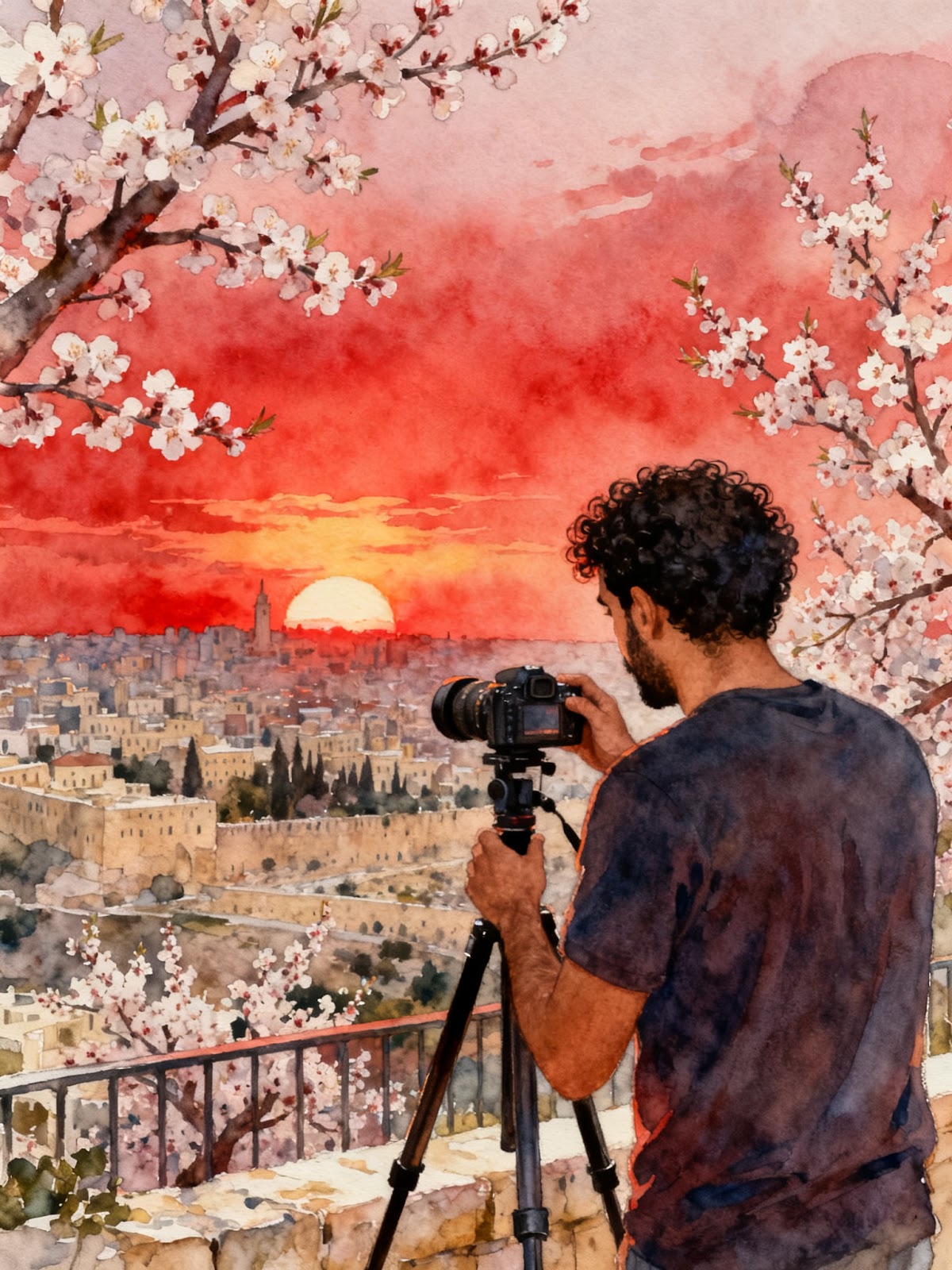 Nature enthusiast exploring Kedumim's landscapes