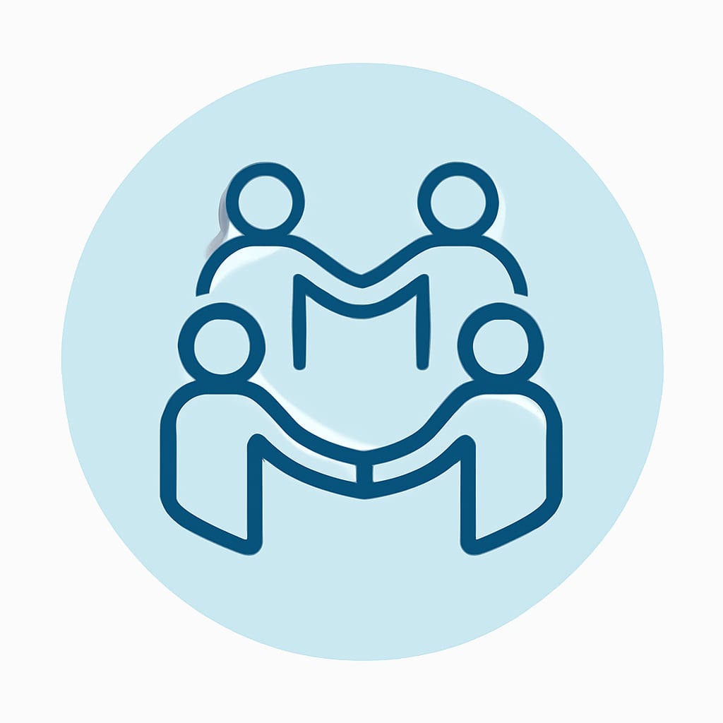 Icon representing community