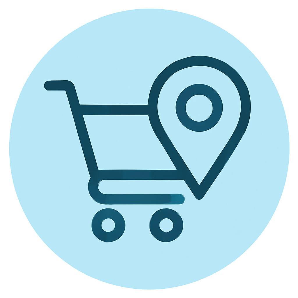 Icon representing local and regional services