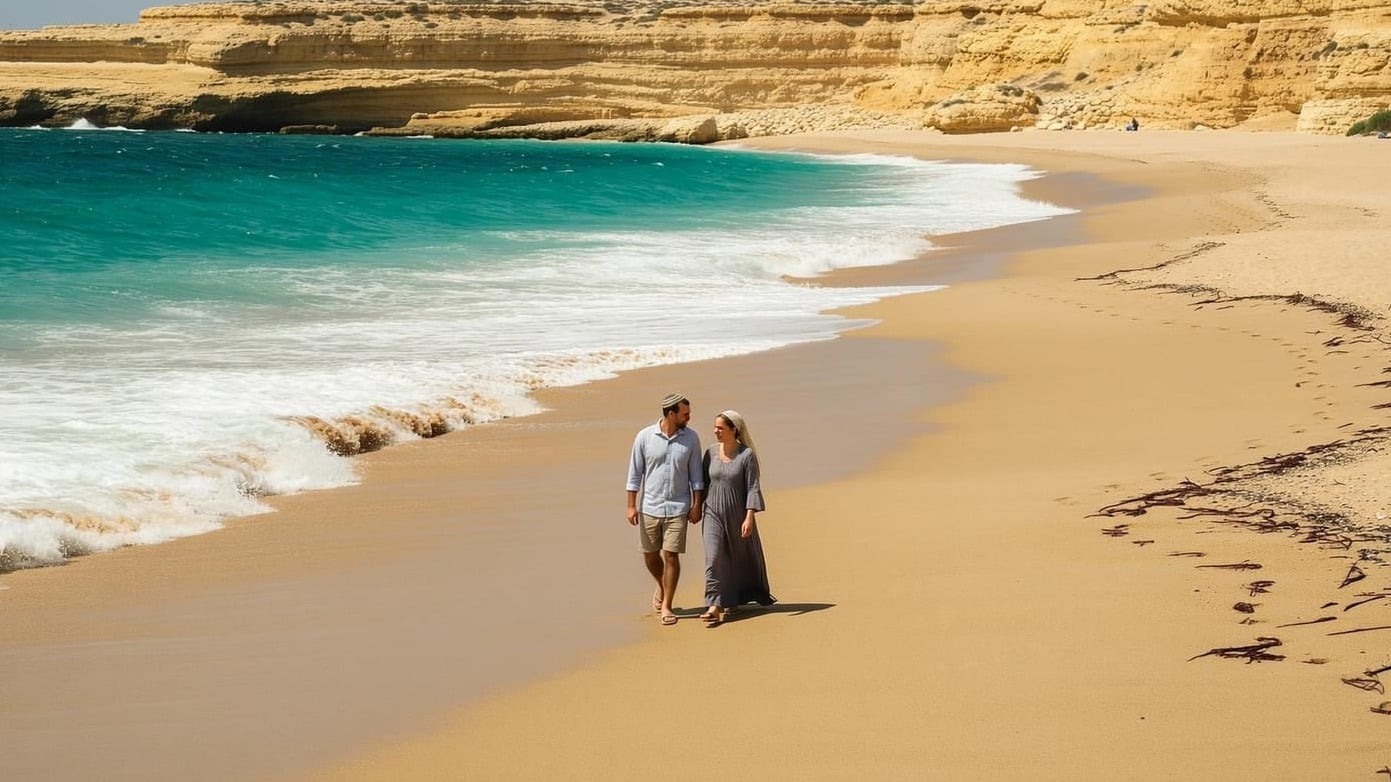 Coastal beach lifestyle in Netanya