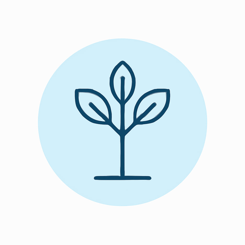 Icon representing green spaces and nature