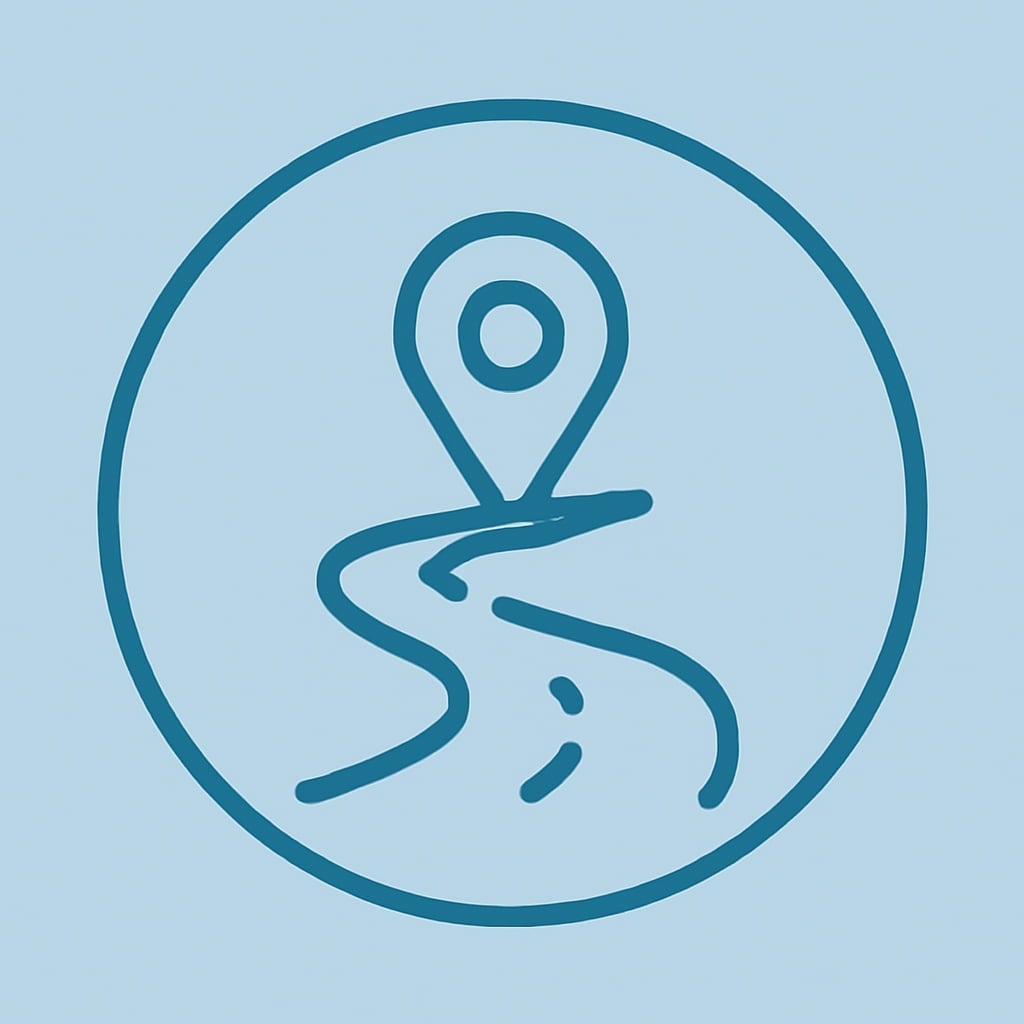 Practical location icon