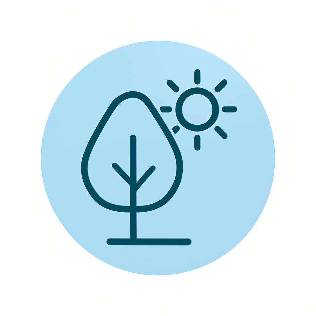 Nature icon representing greenery