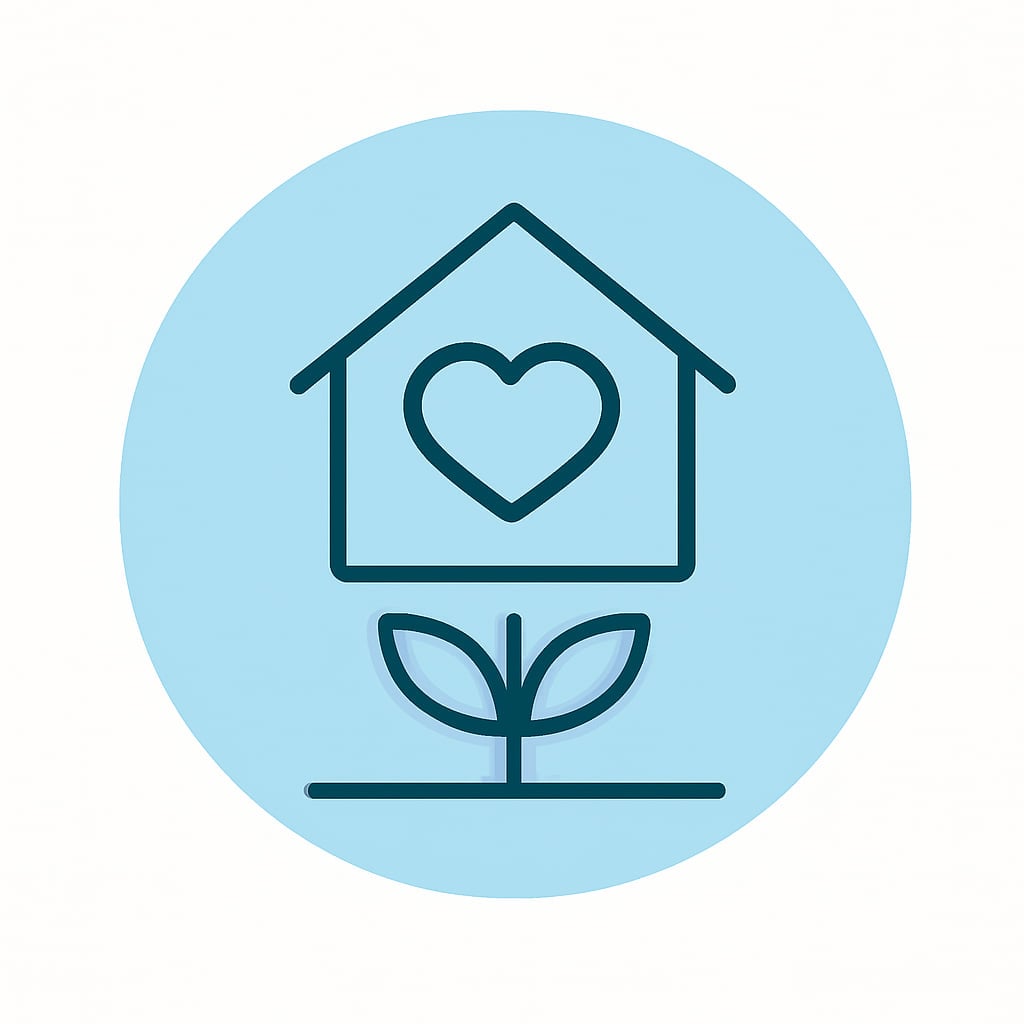 Icon representing space and privacy