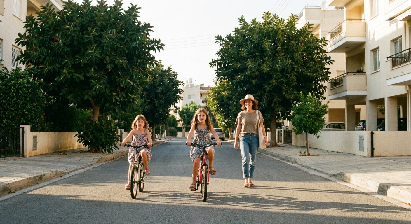 Family-friendly scene in Ariel