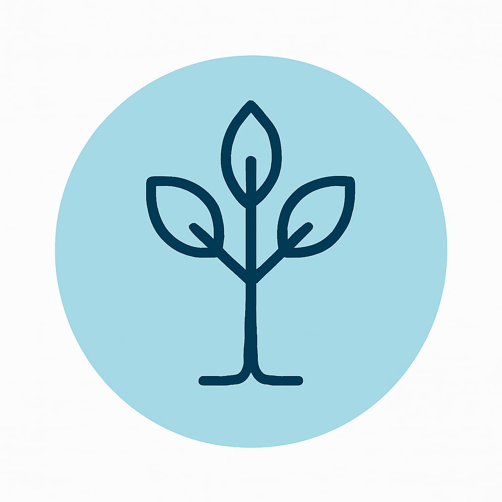 Nature icon representing green spaces