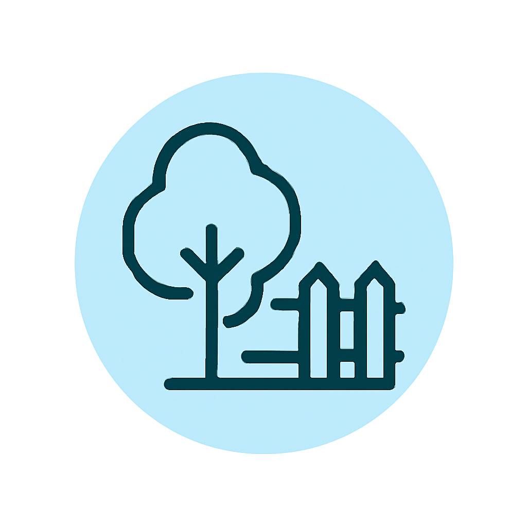 Space and privacy icon