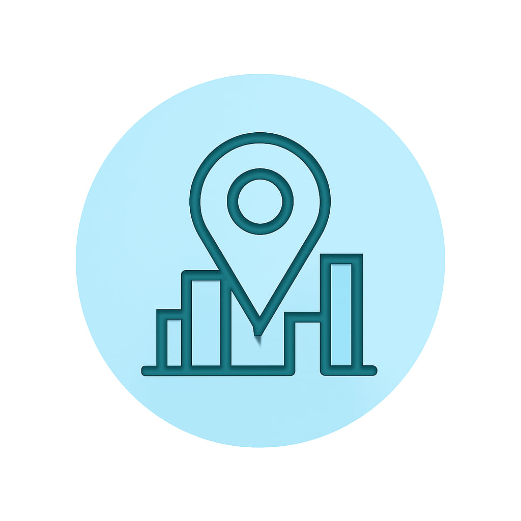 Icon representing practical location