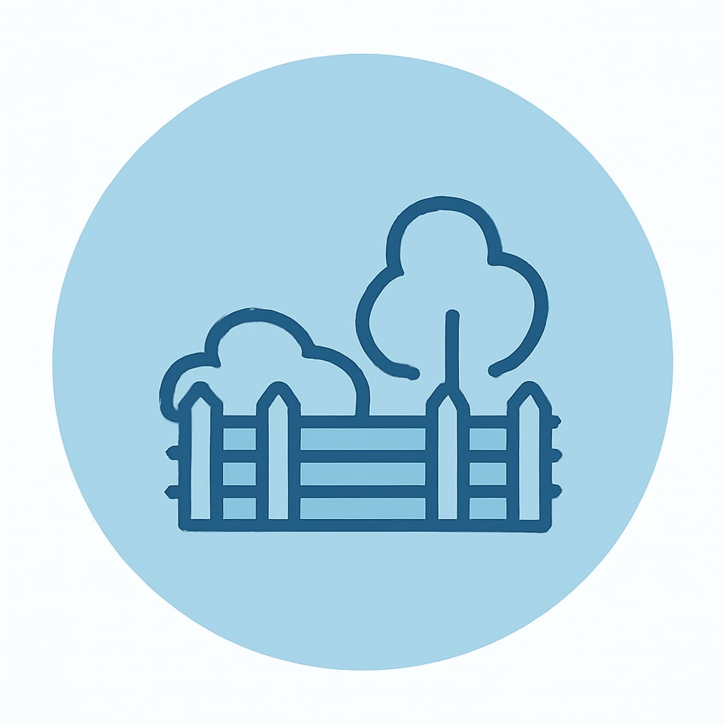 Space and privacy icon representing personal space
