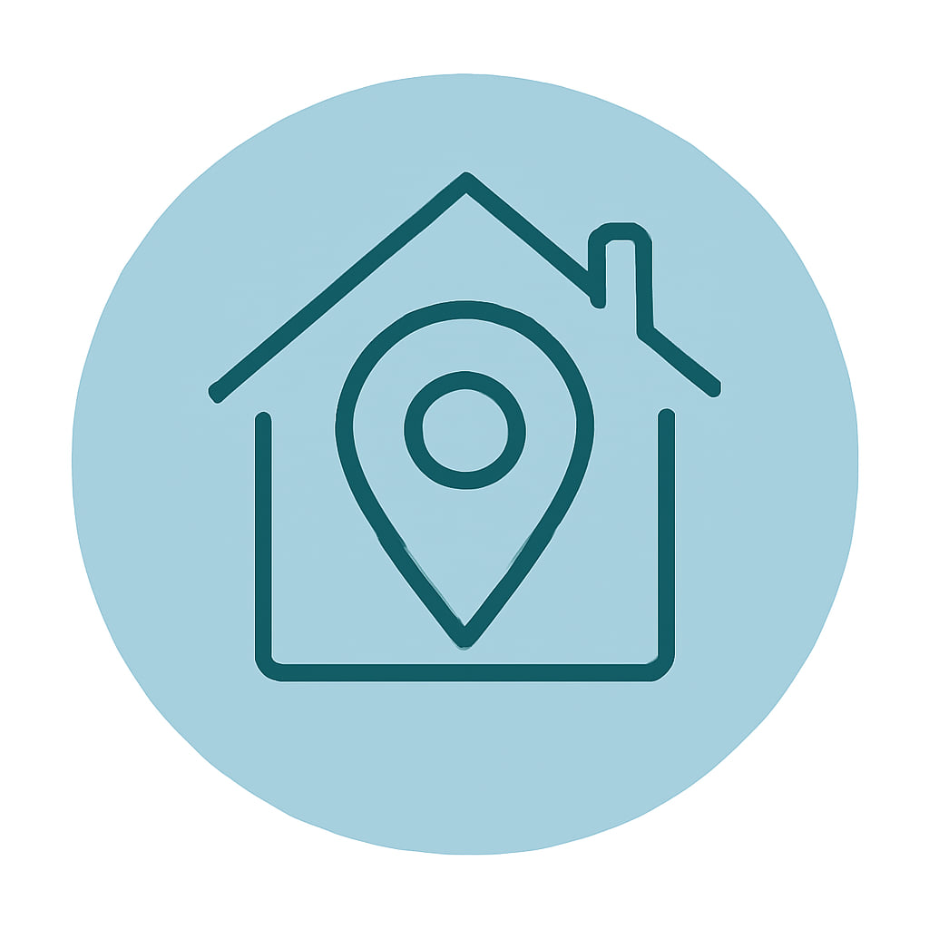 Practical location icon