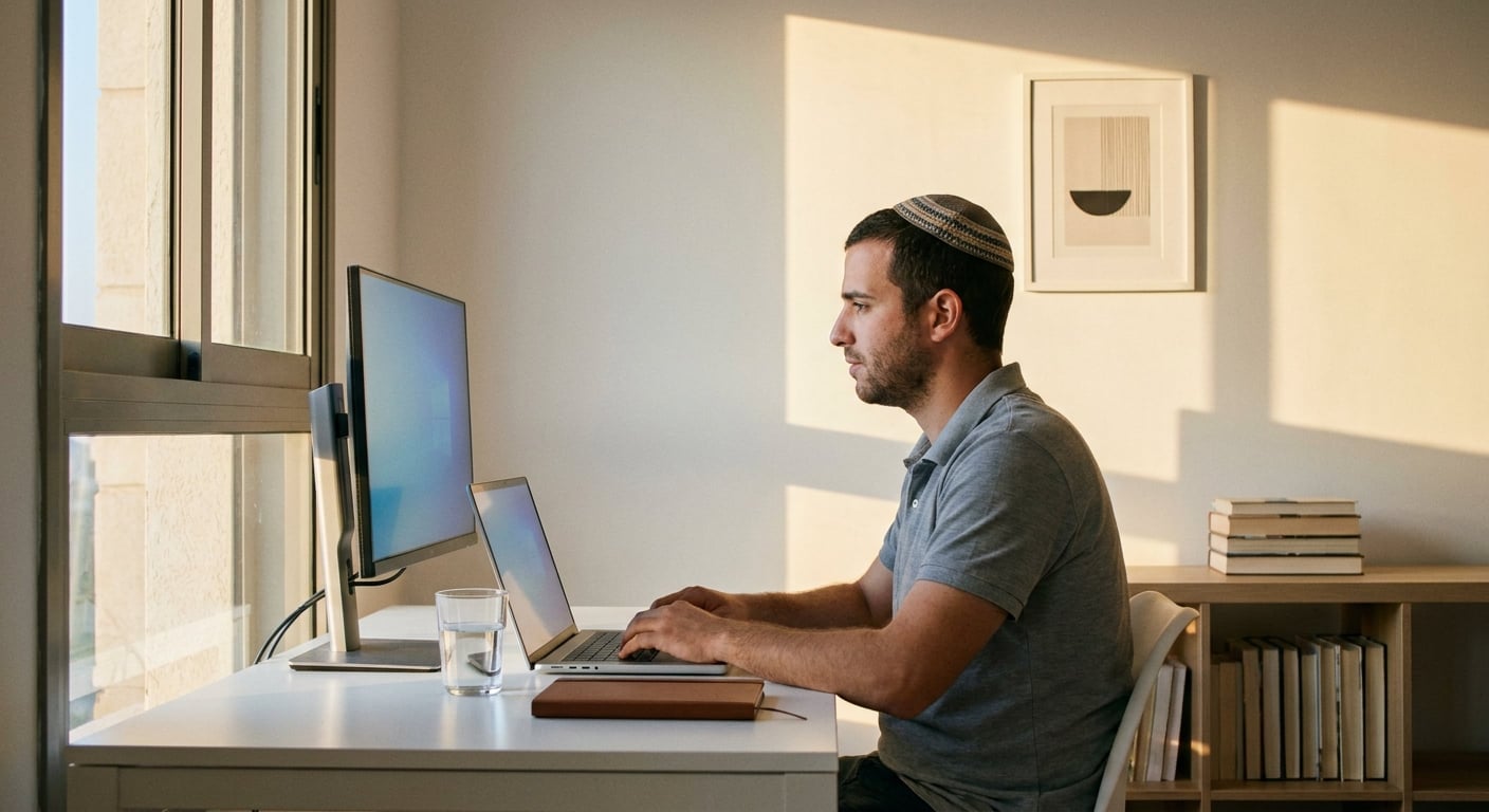 Remote work-friendly environment in Modi'in Illit