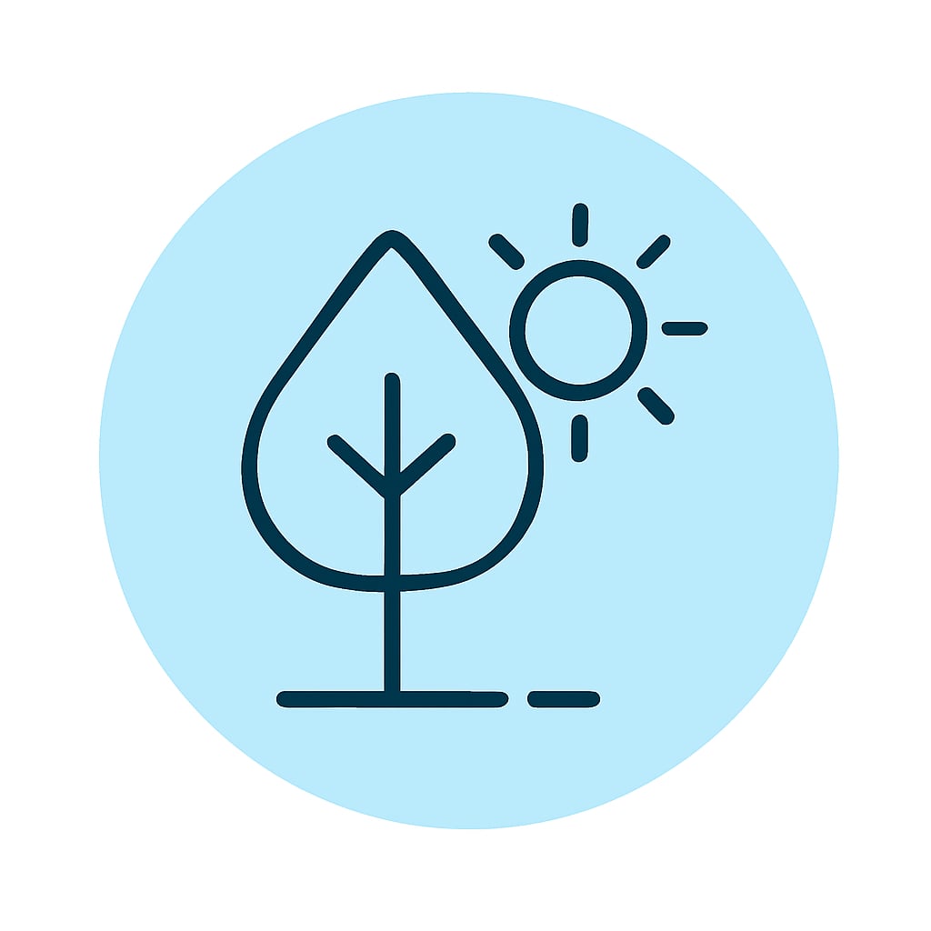 Icon representing natural surroundings